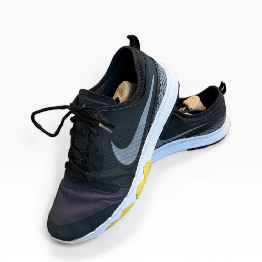 Nike Men's Black and Purple Athletic Golf ⛳️ Shoes